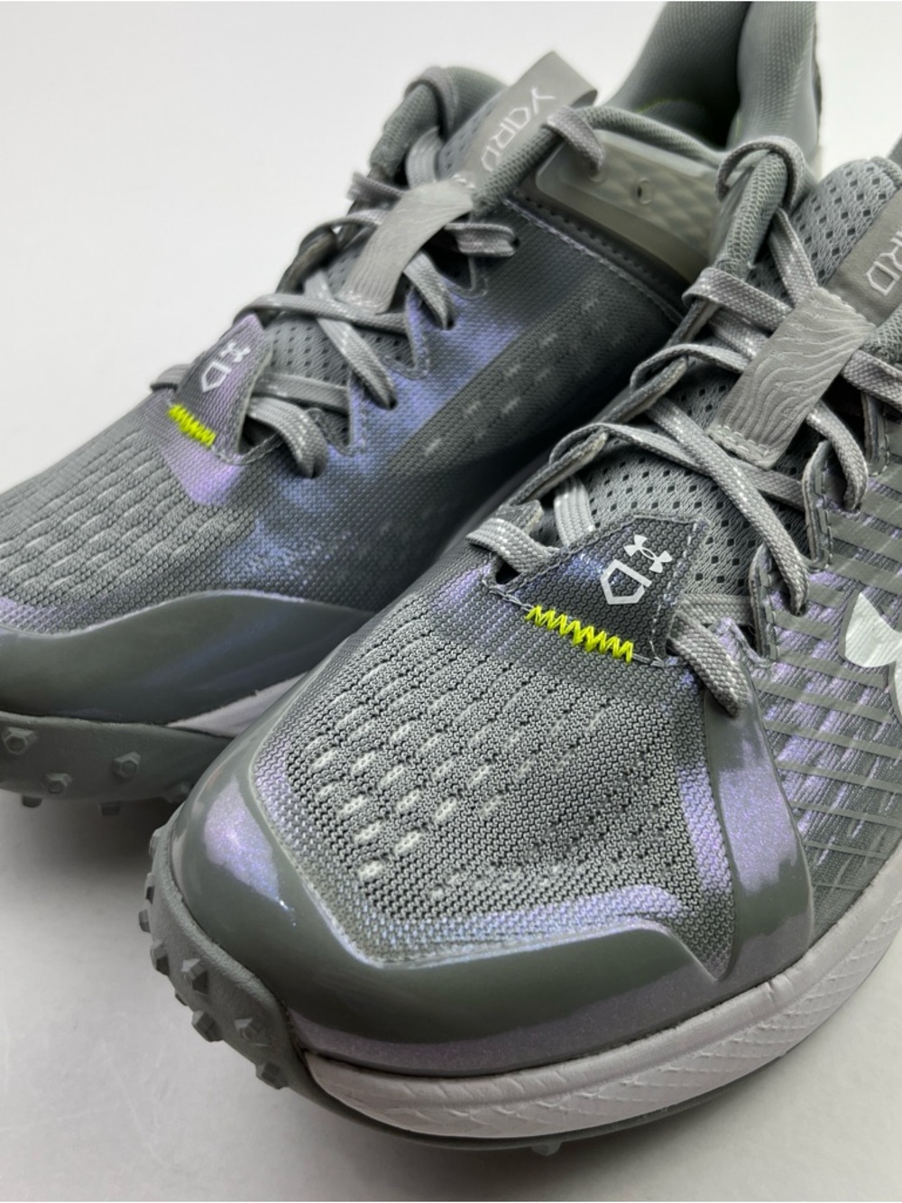 Under Armour UA Yard Turf Mens Size 8.5 Baseball Shoes Grey 3025593-102 - Picture 10 of 12